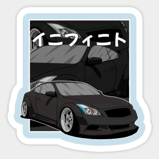 Infiniti g37 Japanese Comics Sticker